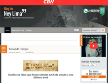 Tablet Screenshot of blogdoneylima.com.br